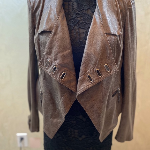 Pleather Jacket, Never Worn with Tags - Picture 1 of 6